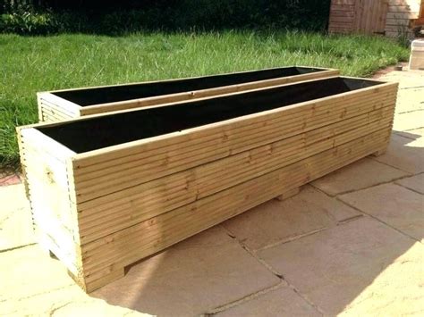 long planter box metal|extra large wood planter box.